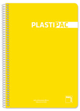 Bloc Espiral A4 Cuadro 4MM 90g | Pacsa | Polipropileno | Formato A4 | Pack 5 Unidades